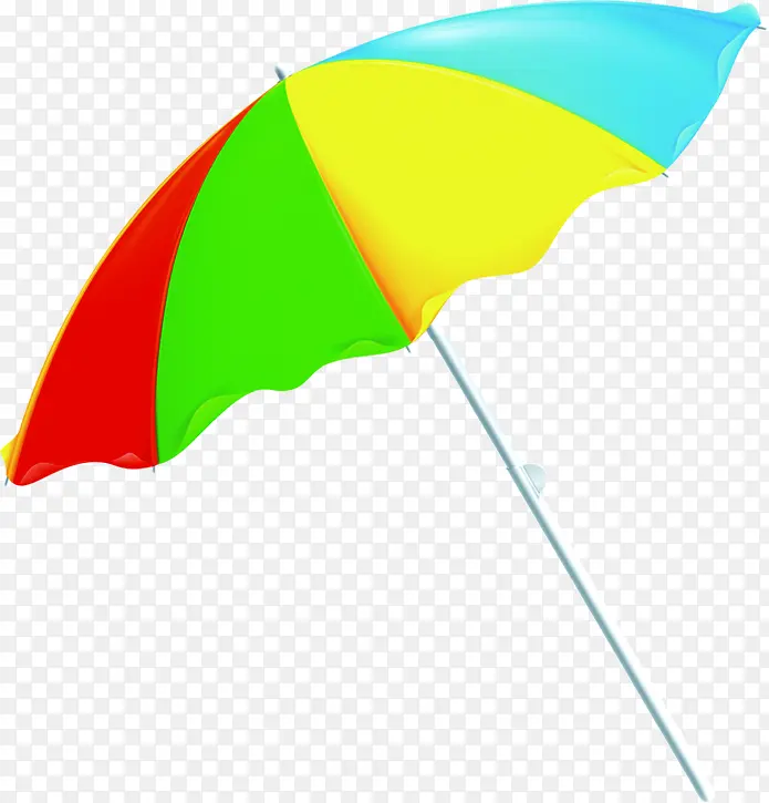 摄影夏日多彩颜色雨伞