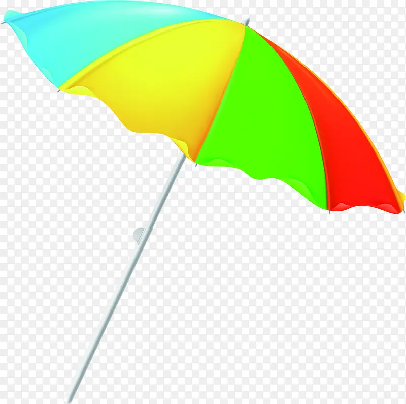 手绘卡通颜色遮阳伞