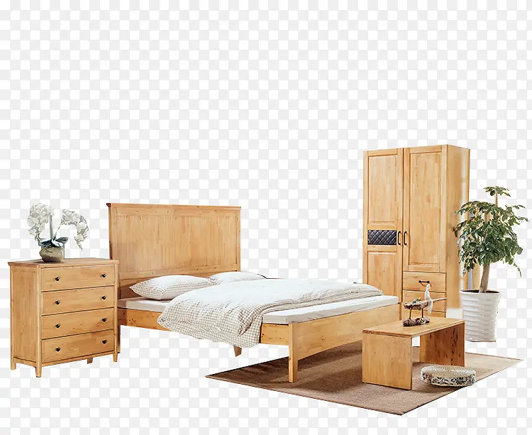 实木创意衣柜家具