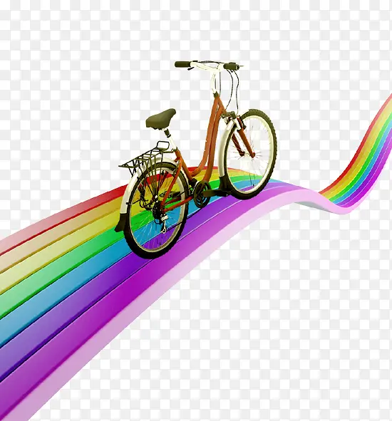 彩虹自行车