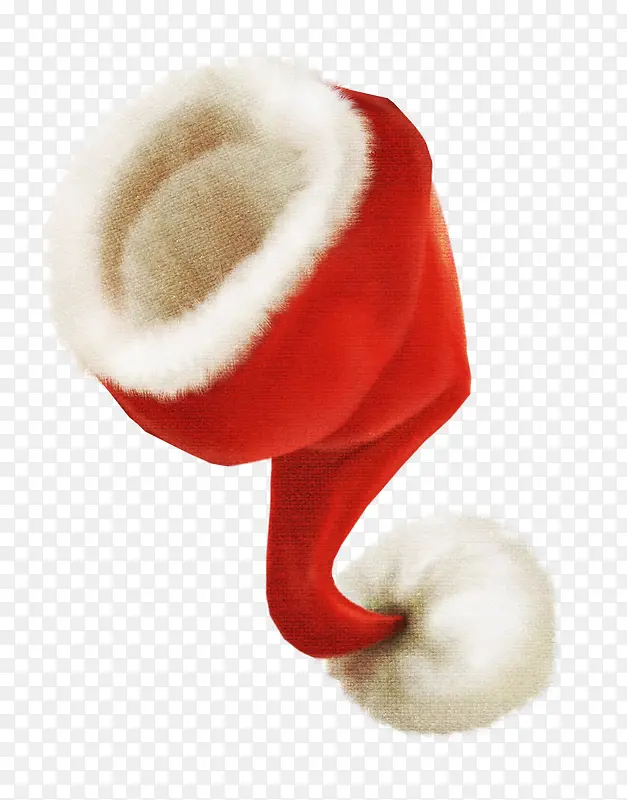 红色创意圣诞帽子