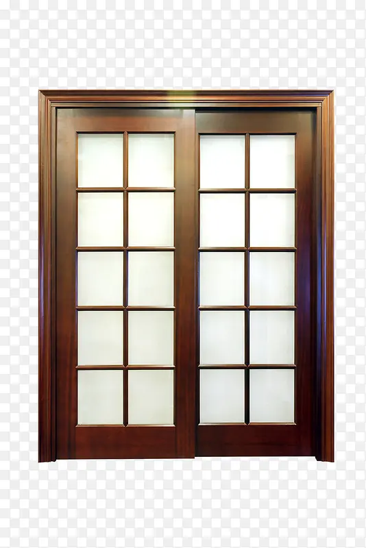 原木玻璃门