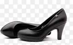 黑色春季商务女士皮鞋