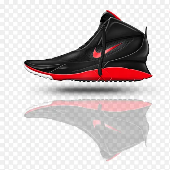 黑色红底鞋子