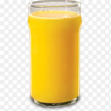 玻璃杯的橙汁
