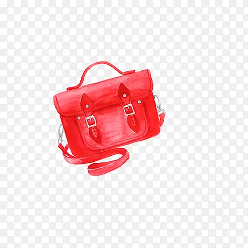 红色的手提包