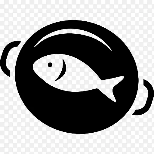 鱼在煎锅图标
