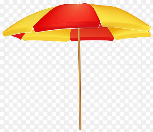 夏季海滩日光伞免抠素材