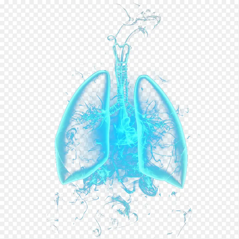 蓝色肺部