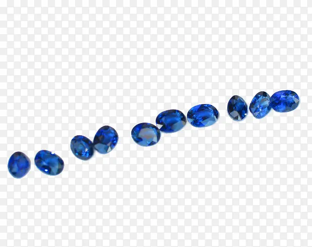 椭圆形蓝宝石
