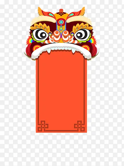 中国风虎头装饰