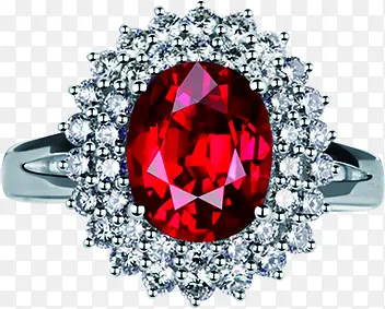 满钻闪耀奢华钻石戒指