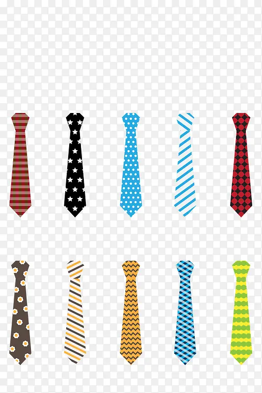 一组领带