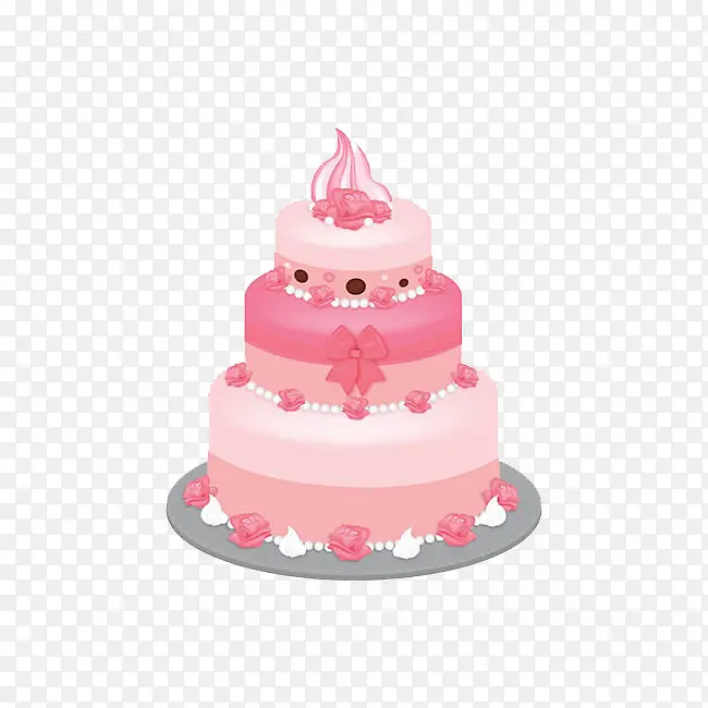 粉红色蛋糕