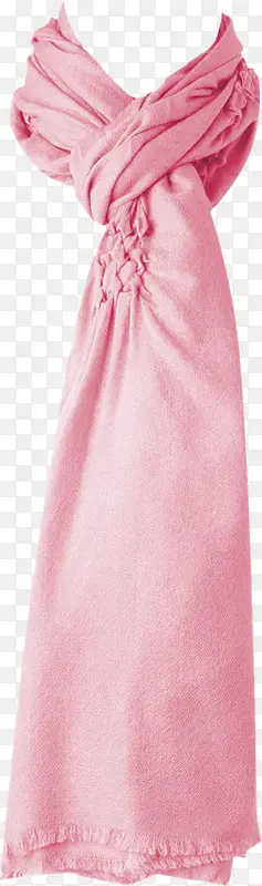 粉红色围巾造型摄影