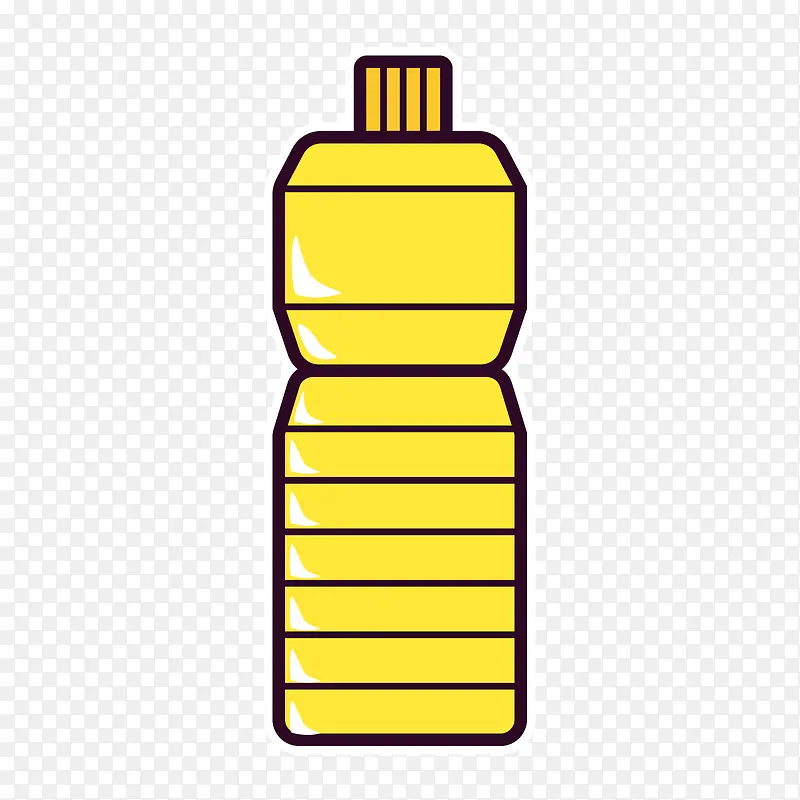 黄色的矿泉水瓶