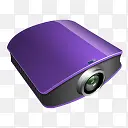 紫色投影机图标