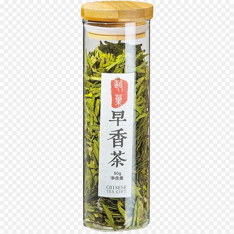 一瓶绿茶叶