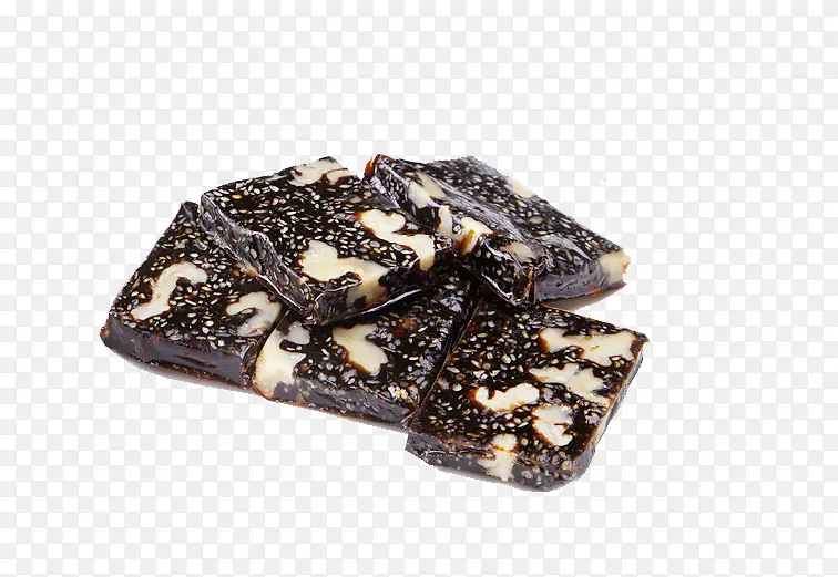 阿胶糕实物美食图片免抠