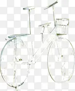 手绘自行车婚礼背景图片