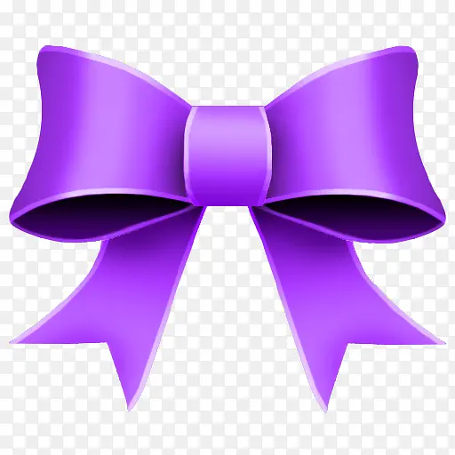 丝带紫色的Christmas-icons
