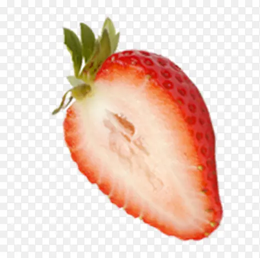 切开的一半草莓