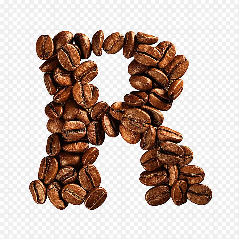 咖啡豆R商标素材
