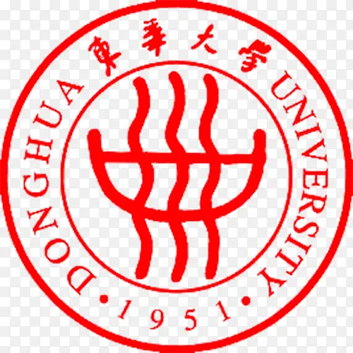 东华大学红色logo