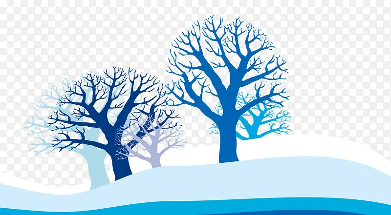 冬天里的树