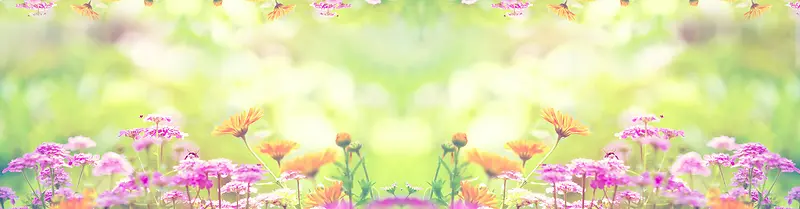 温馨花朵淘宝海报背景
