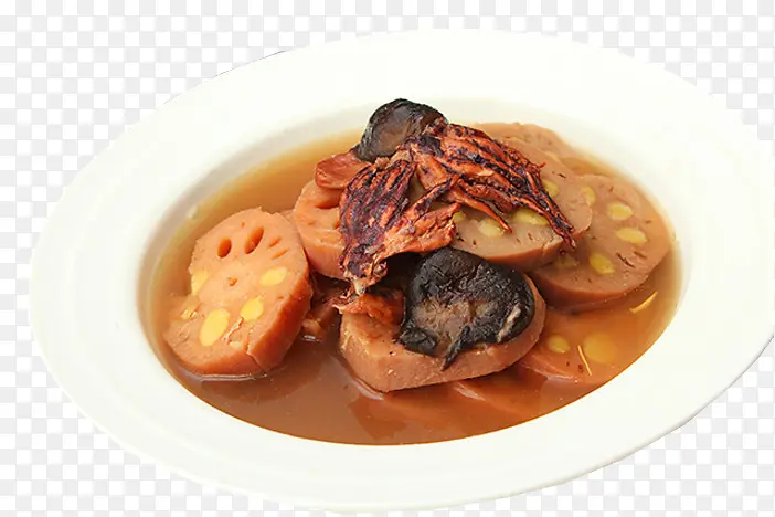 章鱼煲淋莲藕