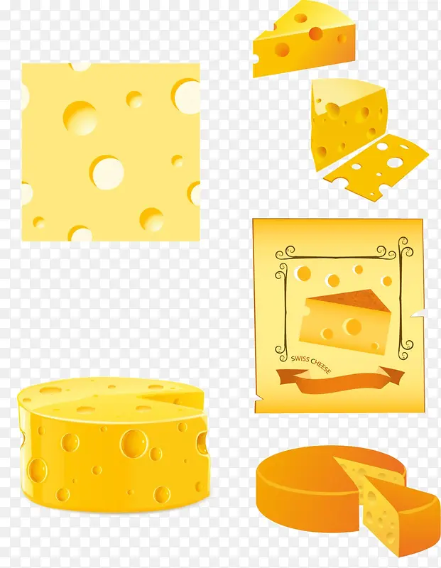 黄色的起司奶酪