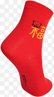 大红色袜子素材