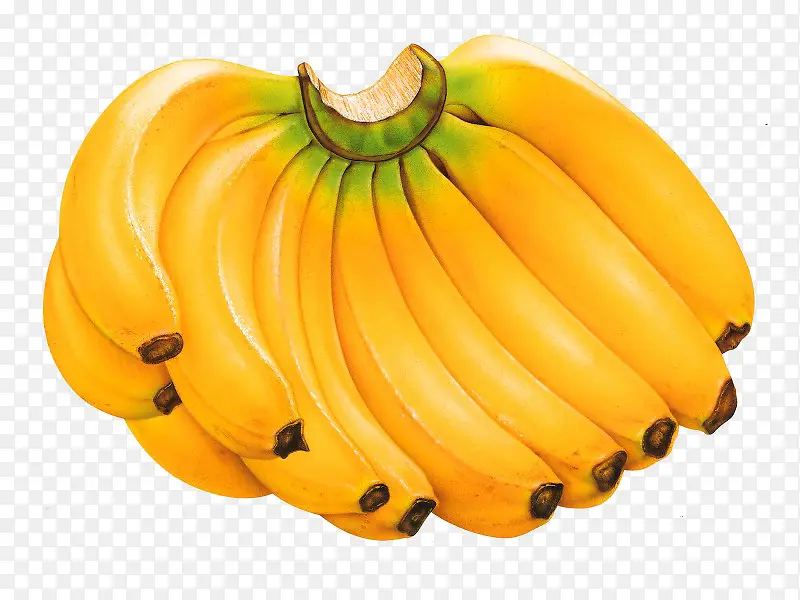 黄色香蕉香嫩可口