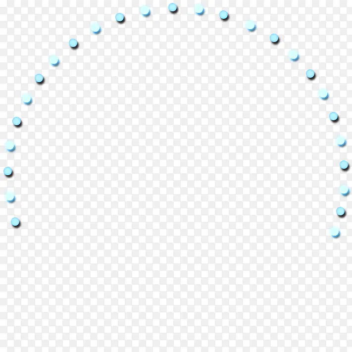 蓝色圆点卡通弧形背景