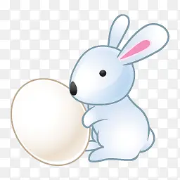 小白兔和鸡蛋图标