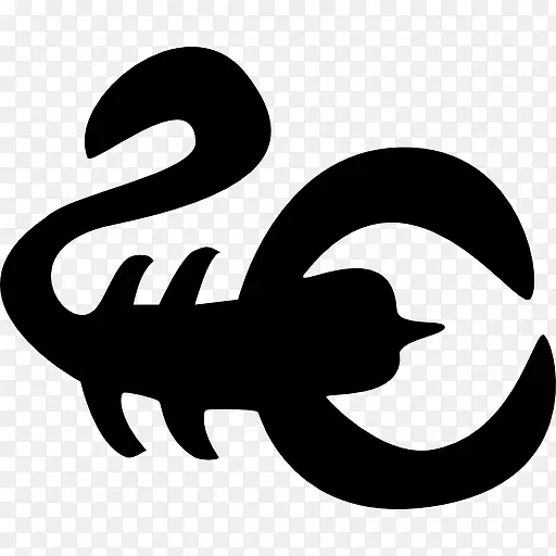 蝎子符号形状图标