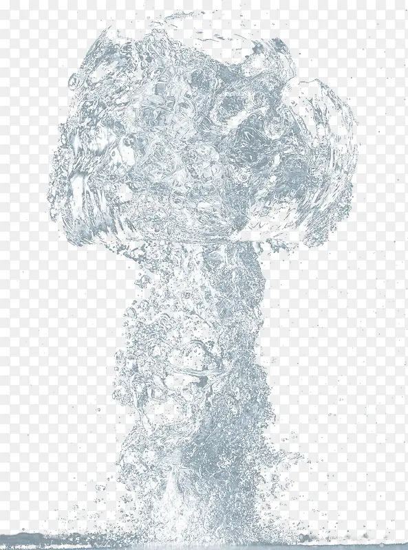 蘑菇云水浪