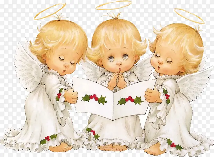 天使小孩子天使三个天使