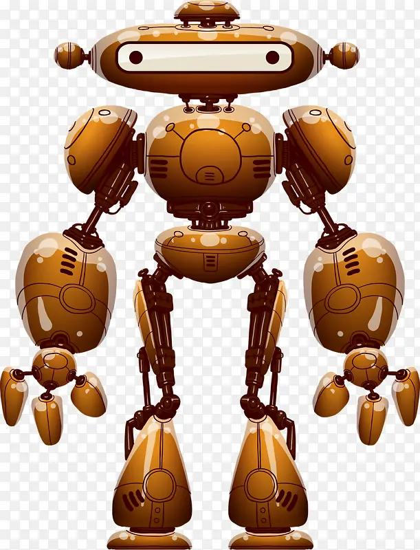 棕色机器人