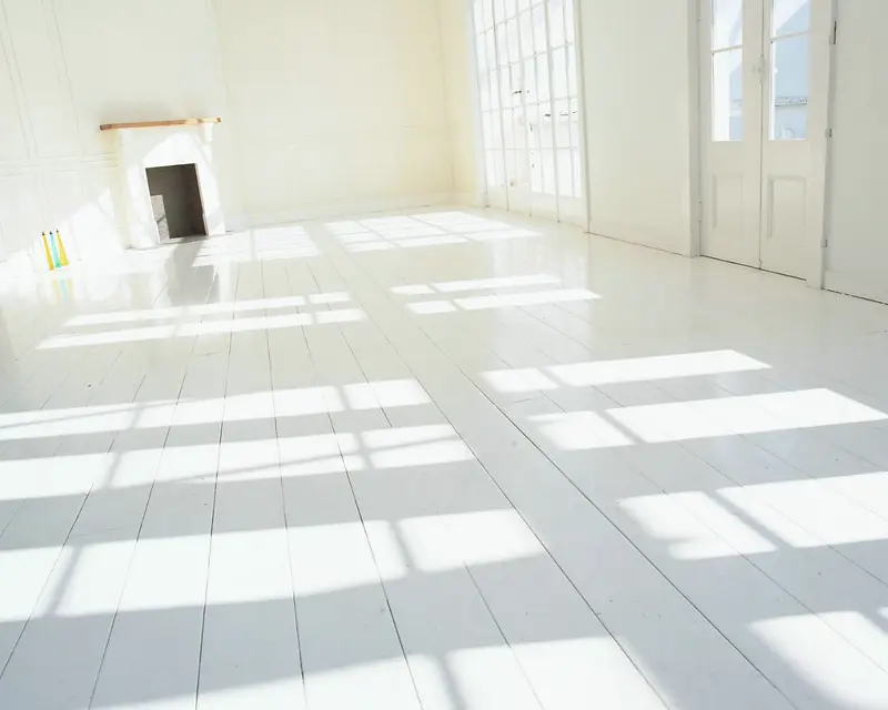 白色地板木板光线