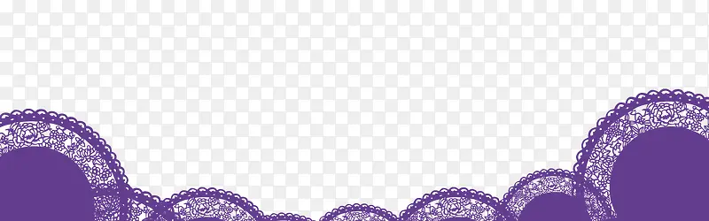 紫色中国风花边边框纹理