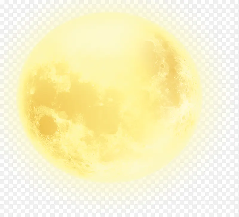 模糊的黄色月亮图片