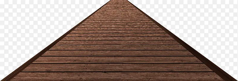 棕色梯状三角堆素材