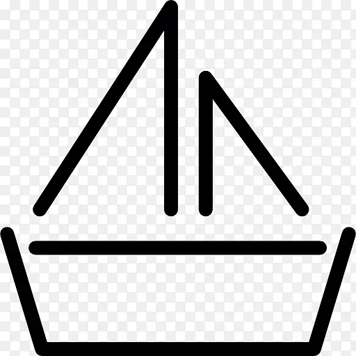 帆船形状图标