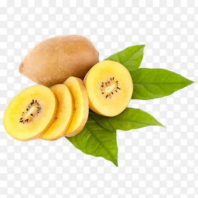 黄心猕猴桃切片水果