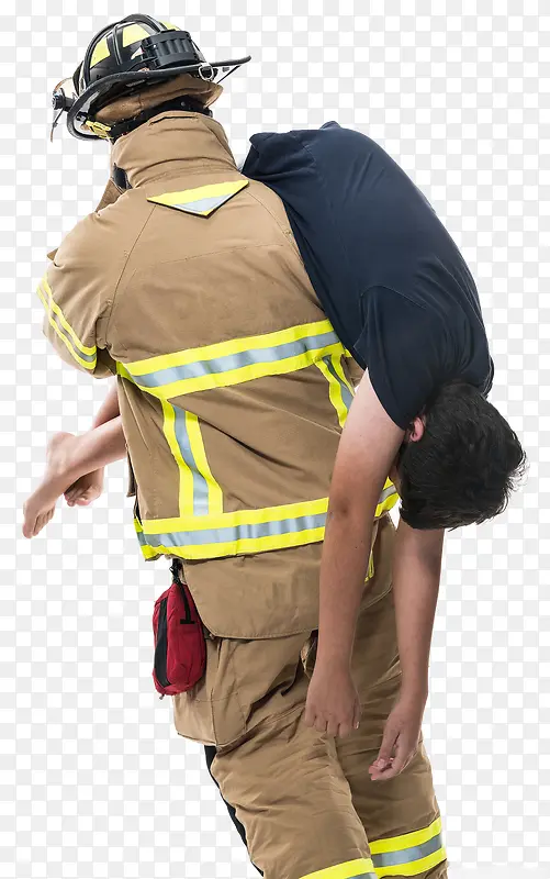 消防员救援