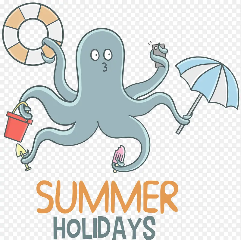 夏日八爪鱼