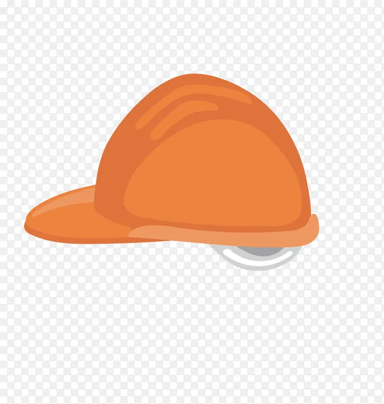 矢量橙色帽子