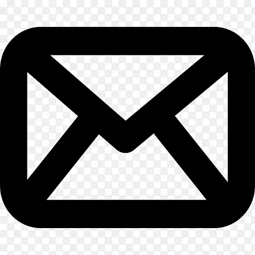 包络轮廓的电子邮件界面符号图标
